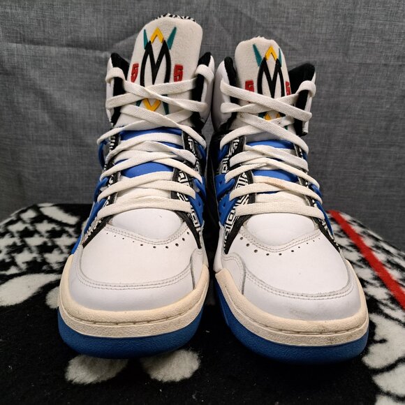 Adidas Mens Size 9 Mutumbo Royal Basketball Shoes G99903 Dikembe Nuggets 76ers